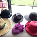 A few of my hats, staged.